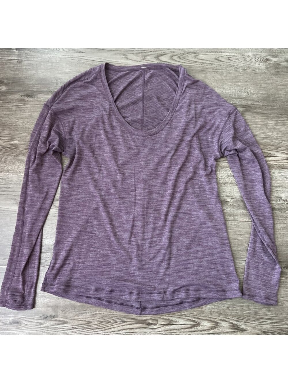 Lululemon Meant to Move Tee Long Sleeve Womens Purple